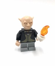 LEGO Gringotts Duende Gris Azulado Claro Piernas Minifigura 10217 Mini Figura Vela