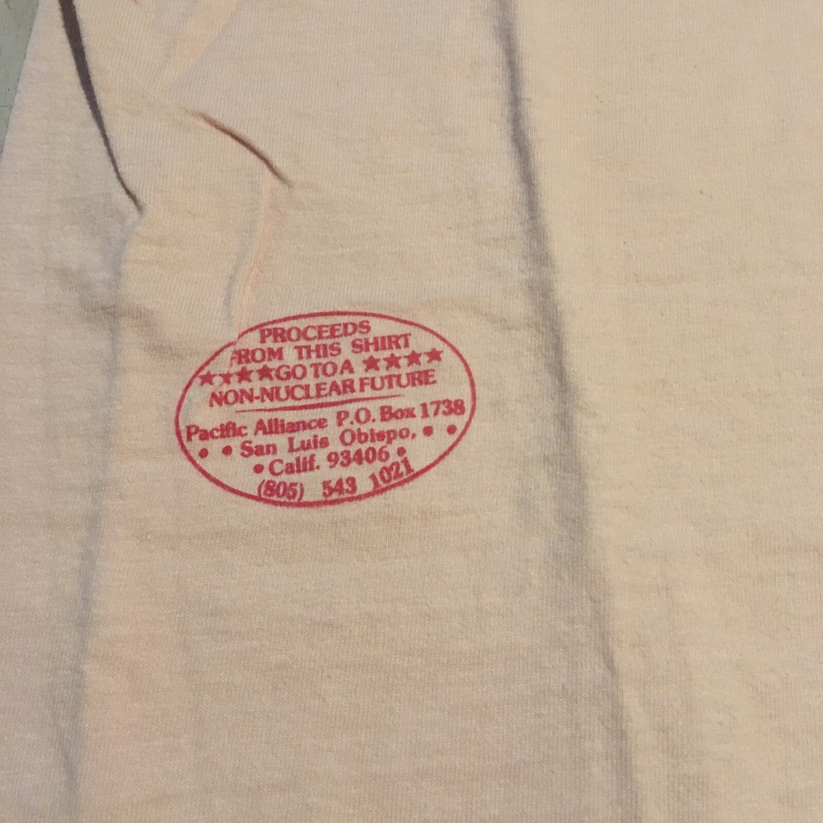 No Nukes Jackson Bruc e他 Tシャツ Vintage 1970's Jackson Browne Concert T Shirt No Nukes LA