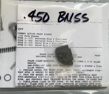 Colt Front Sight Blade Colt Single Action .450" Blued None Serrated