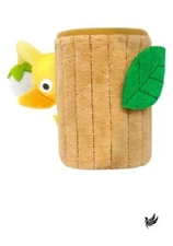 SAN-EI Boeki Pikmin Plush Goods  Yellow Pikmin Accessory Holder  Wood