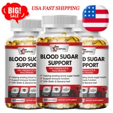 Natural Blood Balance Capsules - Blood Sugar Support & Blood Pressure Supplement