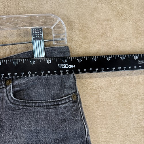 Pantaloncini jeans Ralph Lauren taglio donna 6 neri vita media invecchiati anni 90 grunge - Foto 8 di 12