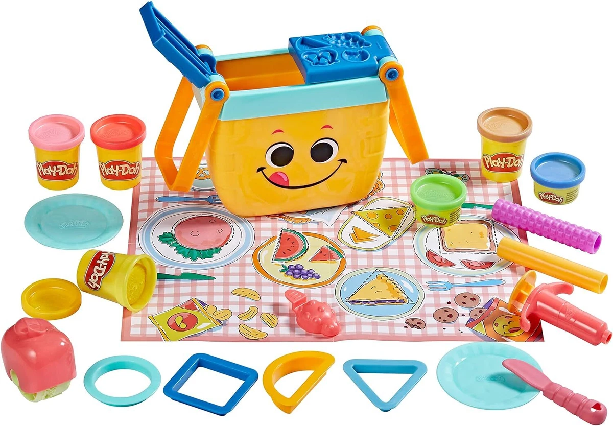 Play Doh Picnic Shapes Starter Set Preschool Toys for 3 Year Old