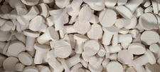 100 Scraped Ceramic Rounds 3/4” Frag Plug Disks Aquarium Coral Holder Rock SPS