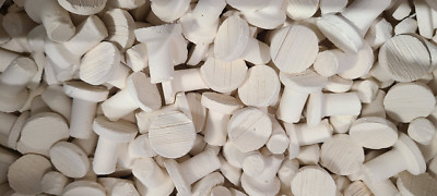 100 Scraped Ceramic Rounds 3/4  Frag Plug Disks Aquarium Coral Holder Rock SPS