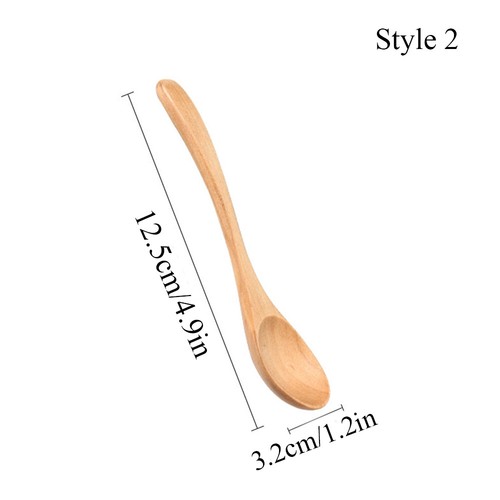 Cucchiaio in legno da cucina bambù utensili da cucina zuppa cucchiaino piatti + C8 - Foto 13 di 25