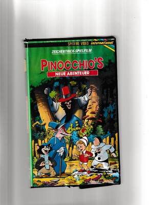 VHS Spitfire Video - Pinocchio´s neue Abenteuer