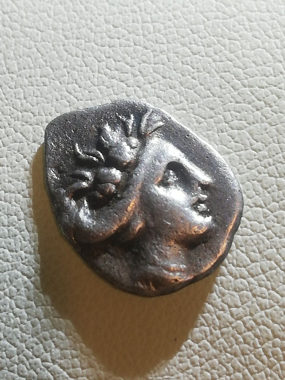 Euböa Histiaia AR Tetrobol Münze, Nymphe und Kombüse, 3.-2. Jahrhundert v. Chr.