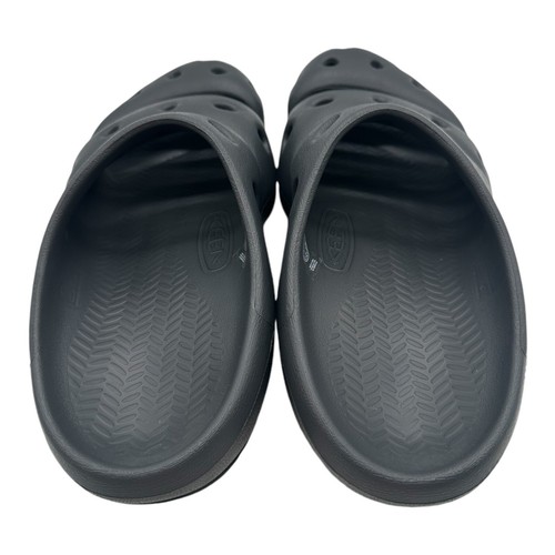 Keen Yogui Clogs Size Men's 9 Women's 11 Magnet Gray Black Slip On Shoes Sandals - Picture 9 of 11
