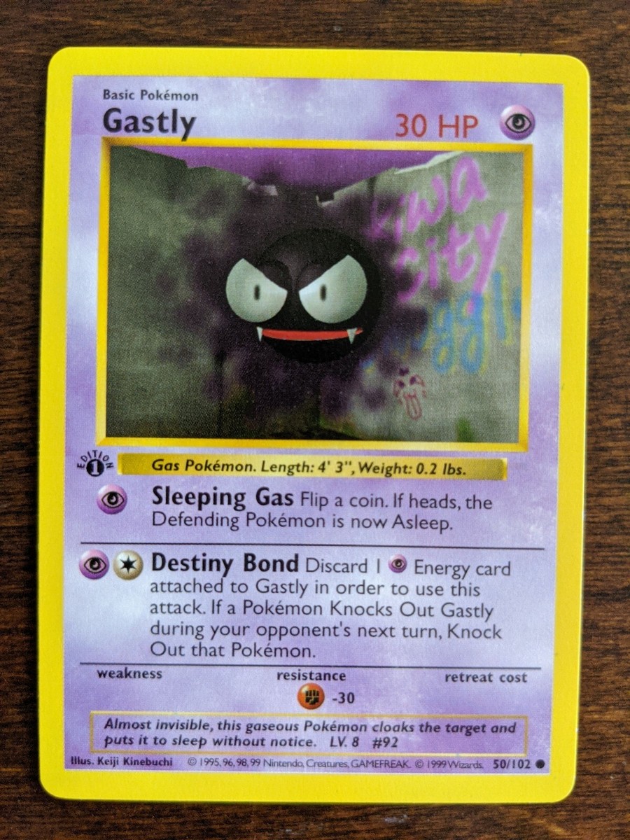 Gastly&Haunter 1st edition shadow less