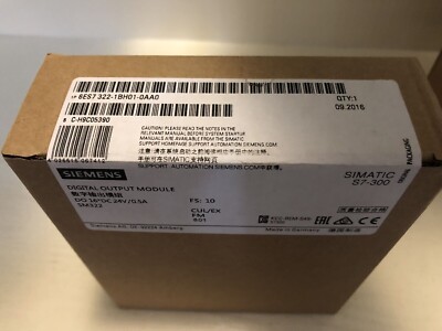 Neu Versiegelt SIEMENS 6ES7 322-1BH01-0AA0 6ES7322-1BH01-0AA0 /1-JAHRER GARANTIE