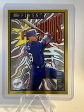 2023 Topps Finest Flashbacks SP SSP Gold Phenoms Rare #164 Mookie Betts Dodgers