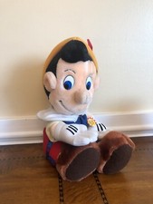 EXTREMELY RARE HTF Disney Store Plush Pinocchio 10 Inch W/Growing Nose