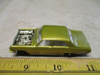 Vintage Lesney Matchbox No. 36 Opel Diplomat Missing Hood 1/64 Diecast Gold