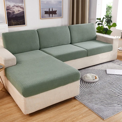 Dicke Jacquard Sofakissenbezüge Schoner Couchbezüge Anti-Staub Schonbezug - Bild 18 von 35