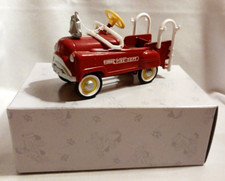 Hallmark Mini Kiddie Car Classics 1955 Murray Fire Truck Pedal Car; MIB, NIB