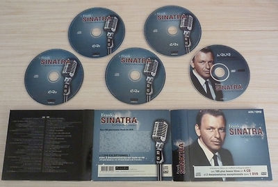 COFFRET 4 CD + DVD DIGIPACK BEST OF FRANK SINATRA LA VOIX DU CROONER 100 TITRES