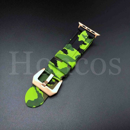 38/40/42/44 MM Apple Watch correa correa camuflaje de goma se ajusta para iwatch smart - Imagen 99 de 111