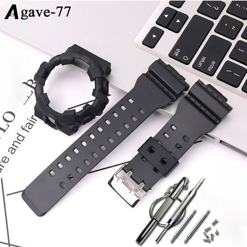 Housse de lunette de montre bracelet en caoutchouc pour bracelet de montre de protection Casio GA700 GA-700 - Photo 16 sur 38