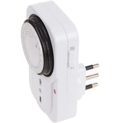 Timer Presa Elettrica Meccanico 24 Ore | Temporizzatore Bipasso 16A | Per Elettrodomestici - Foto 11