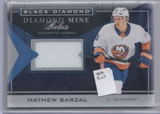 2021-22 Upper Deck Black Diamond Mine Relics Mathew Barzal New York Islanders