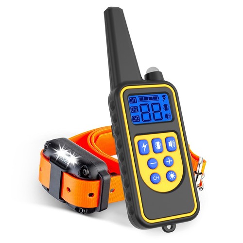 3000 FT Dog Training Collar Rechargeable Remote Shock PET Waterproof Trainer US - Picture 4 of 33