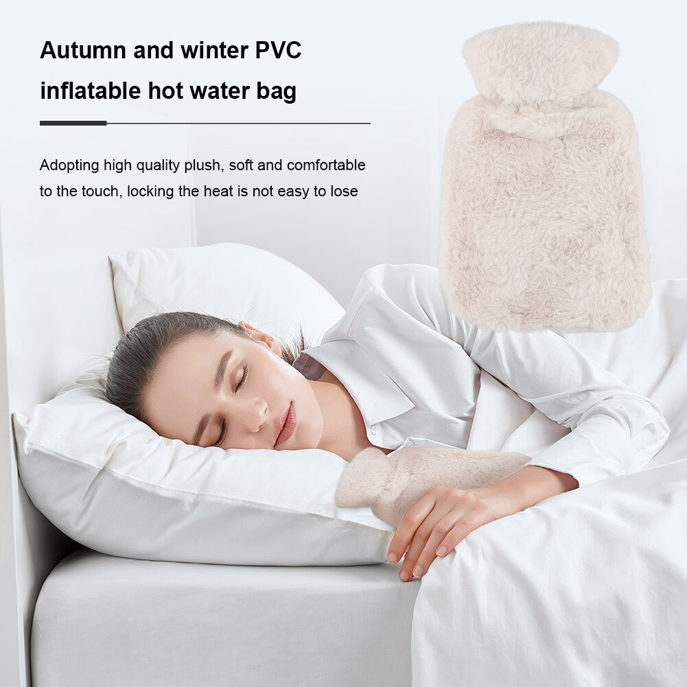 MY 1 L Hot Water Bottle Pain Relief Heating Pad Winter Hot Water Bag
