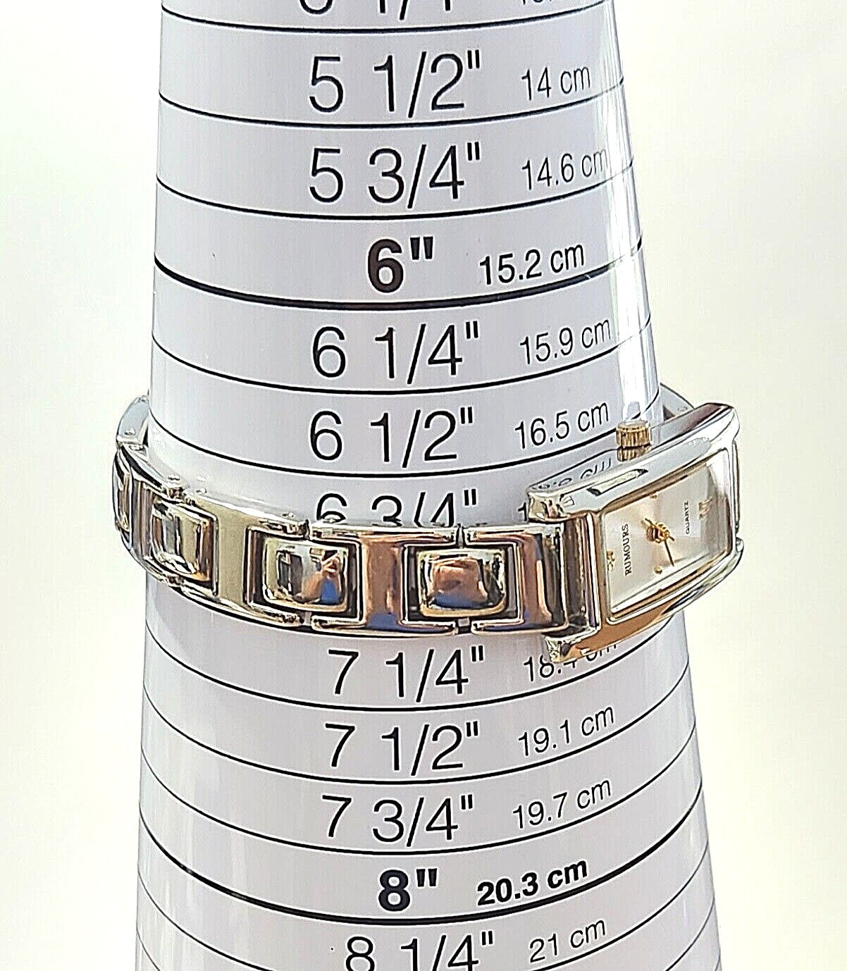 RUMORS LADIES' SILVER TONE RECTANGULAR WRISTWATCH - image 7