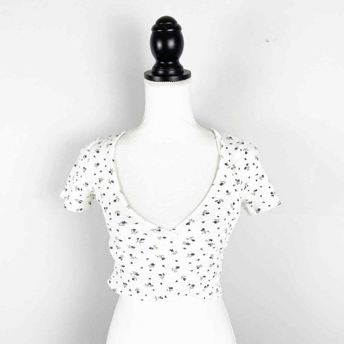 brandy melville polka dot wrap top
