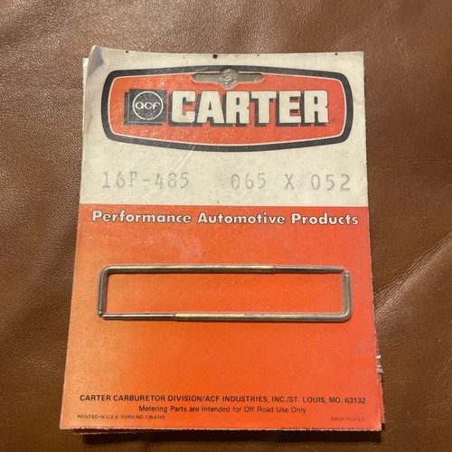 CARTER 16P485 AFB Carburetor Metering Rods NOS eBay