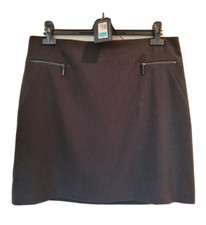 Ladies Smart Grey Pencil Skirt Size 14 Fully Lined Marks & Spencers Brand New