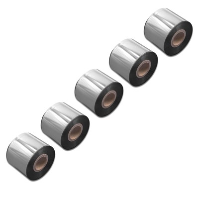 5x Thermotransfer Band für Bixolon Samsung SLP-TX403 SLP-TX400 Wachs Harz schwa