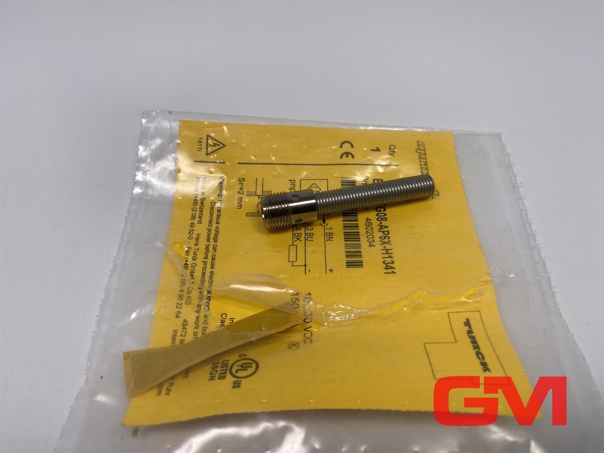 Sensore Induttivo Turck 4602034 BI2U EG08 AP6X H1341 M8