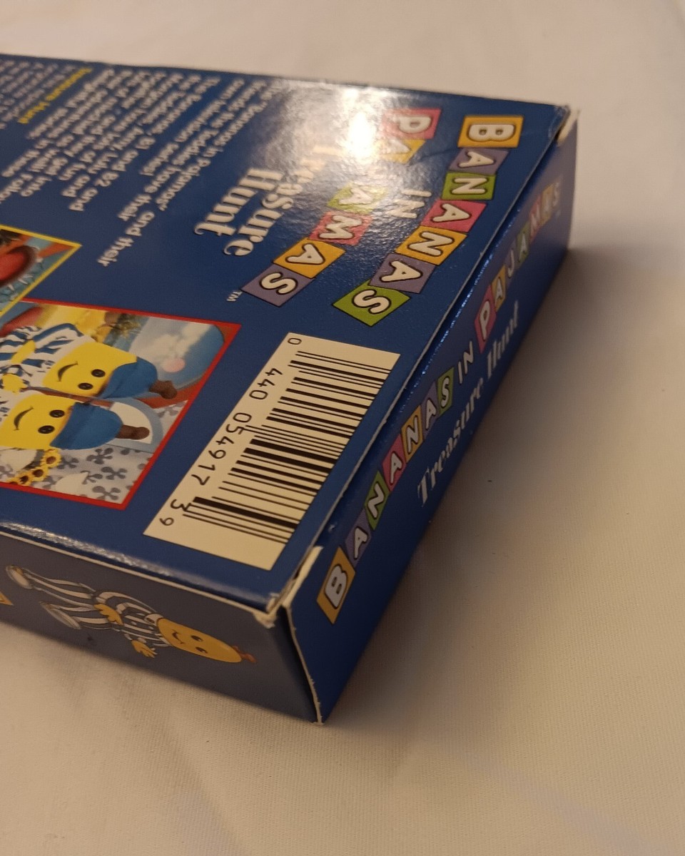 bananas in pajamas Treasure Hunt Vhs 1997 RARE WITH STICKER