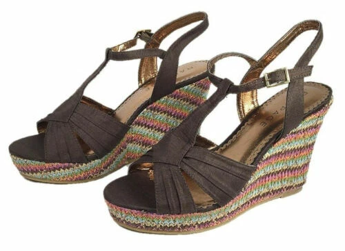 Sandalias superior de algodón de mujer Rampage