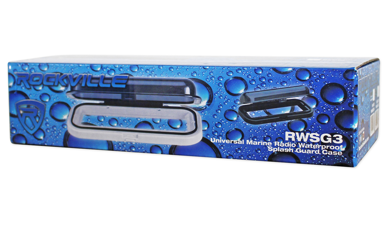 Водонепроницаемый брызговик для морской лодки черного цвета для приемника Clarion M303