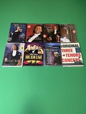 lot of 8 concert dvds Andre Rieu Three Tenors George Jones Bing Crosby, Nat King