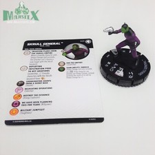 Heroclix Fantastic Four set Skrull General 040 Rare figure w/card 