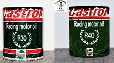2 x Retro Castrol R30 Racing & R40 Motorcycle Oil Can Mug Tea Coffee Mug