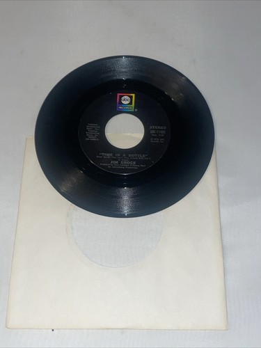 Alte 45er/min Schallplatte - ABC ABC-11405 - Jim Croce - Zeit in einer Flasche / Hard Time Los