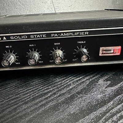 TOA ELECTRIC ソリッドステート PAアンプ TA-266【動作品】 TOA ELECTRIC ソリッドステート PAアンプ TA-266【動作品】