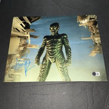 Willem DaFoe Signed Marvel Spider-Man Green Goblin 11x14 Photo Beckett BAS B-2