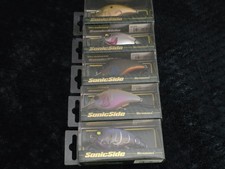 Lot of 5 Megabass Sonicside Medium Diving Crankbait. Fast shipping. Great colors
