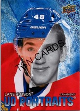 2025-26 Upper Deck Series 2 - Ud Portraits Lane Hutson #P-45 Speckle