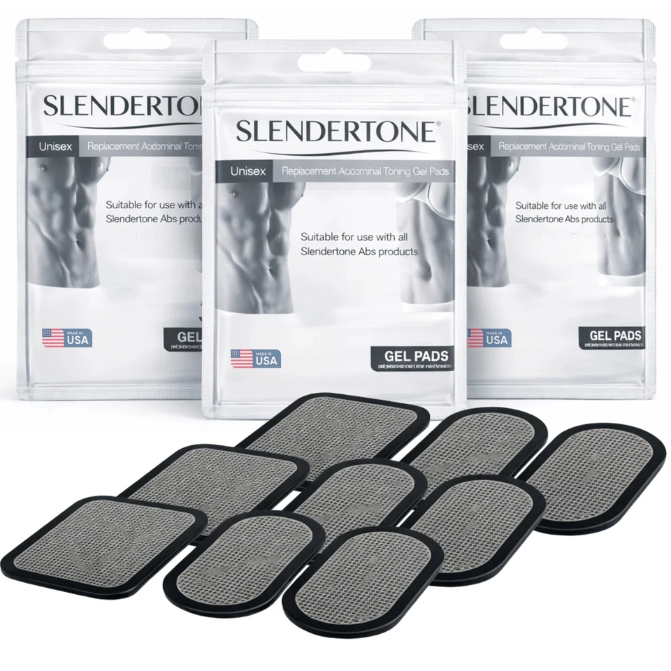 Coussinets en gel pour ceinture abdominale Slendertone (paquet de 3) – Hydrogel - Photo 1/4