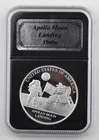 American History 1 oz Proof .999 Silver Coin 1960's Apollo Moon Landing - 1220B
