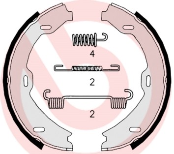 Fits BREMBO S 50 518 jaws ham.r. MERCEDES ⭐UK Stock⭐ - Image 2