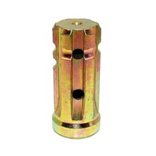 T318 PTO Adapter 1 1/8" to 1 3/8" - 6 Spline 3" Long for Tractors