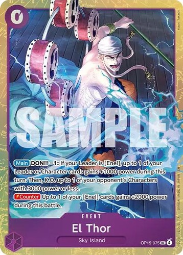 PSA 10 Enel Manga Alt Art OP15-118 One Piece Card GEM MT JP 2026
