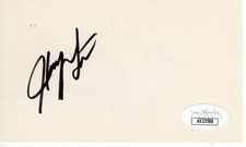 Harry Gant Signed Autographed Index Card NASCAR Driver JSA AX25588